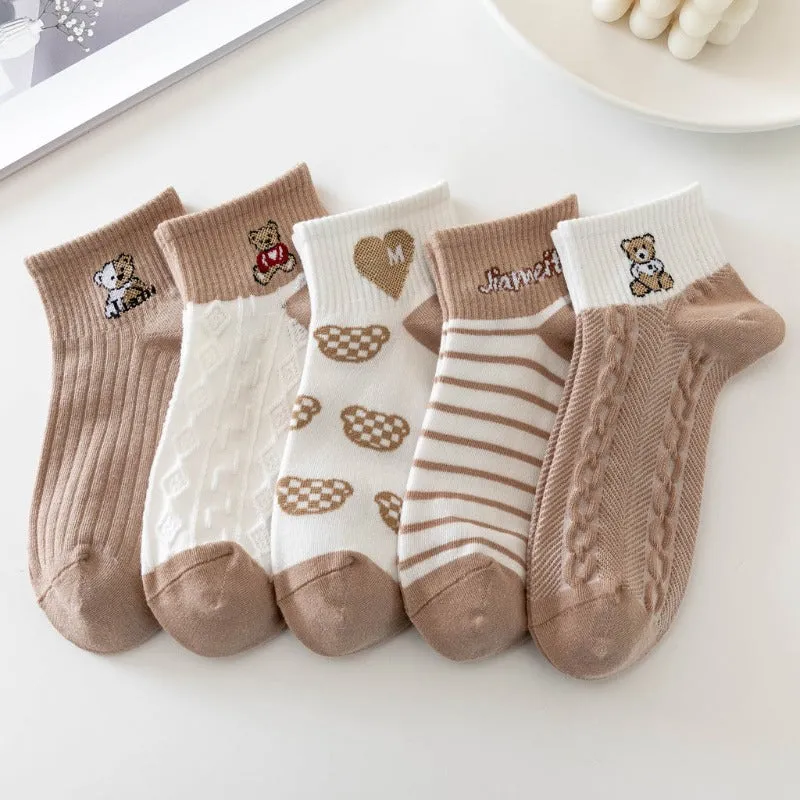 Elegant Retro Low Tube Socks