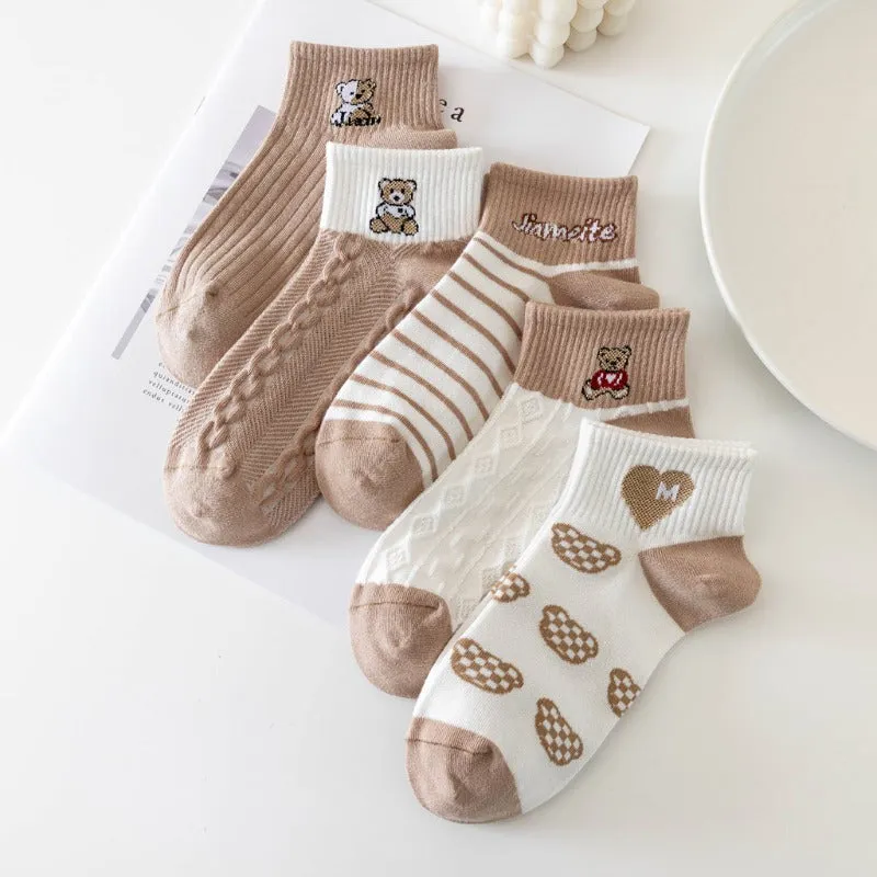 Elegant Retro Low Tube Socks