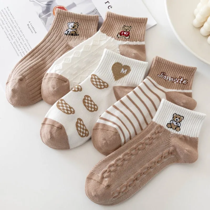 Elegant Retro Low Tube Socks
