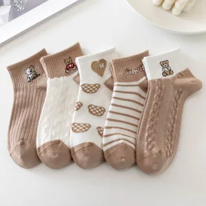 Elegant Retro Low Tube Socks