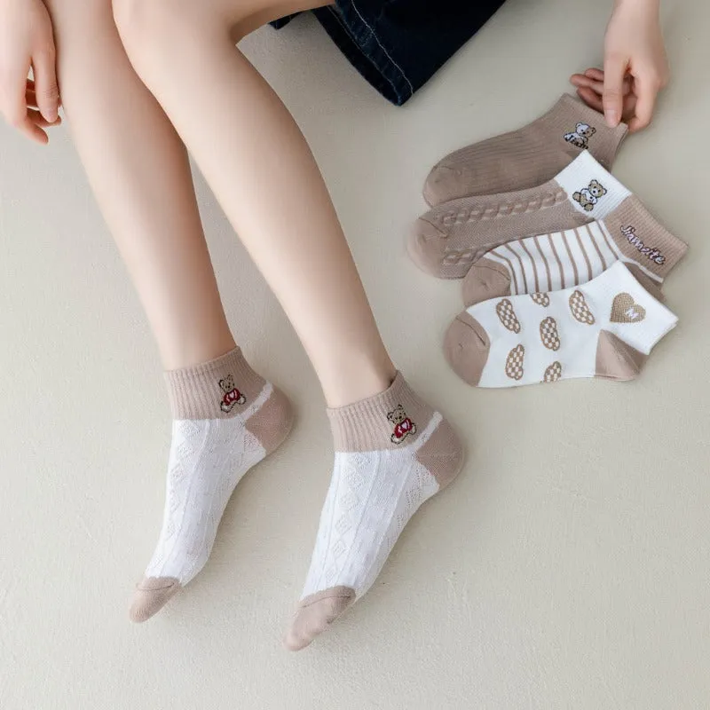 Elegant Retro Low Tube Socks