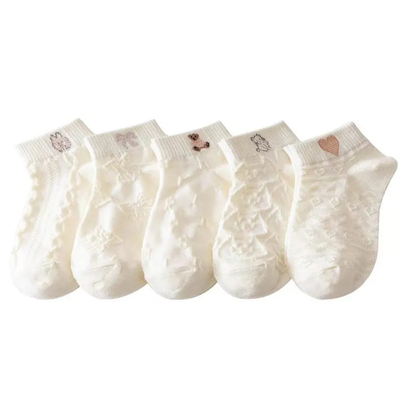 Elegant Retro Low Tube Socks