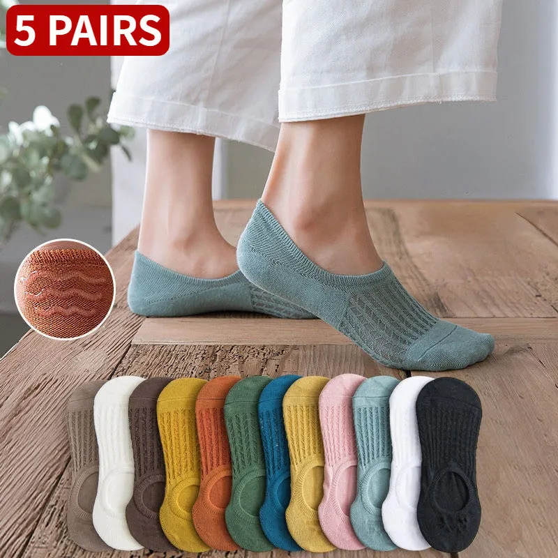 Invisible Boat Mesh Socks