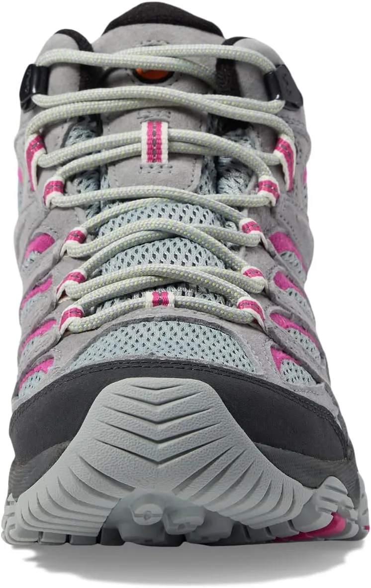 Moab 3 Mid Waterproof Merrell Hiking Shoes, Monument/Fuchsia