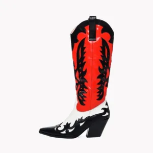 Pre Order:  Angel Wings Patchwork Multicolor Boots