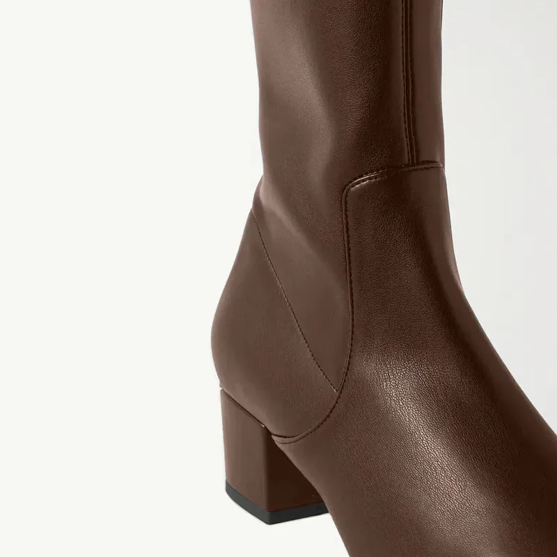 Pre Order:  Classic Thigh High Leather Boots