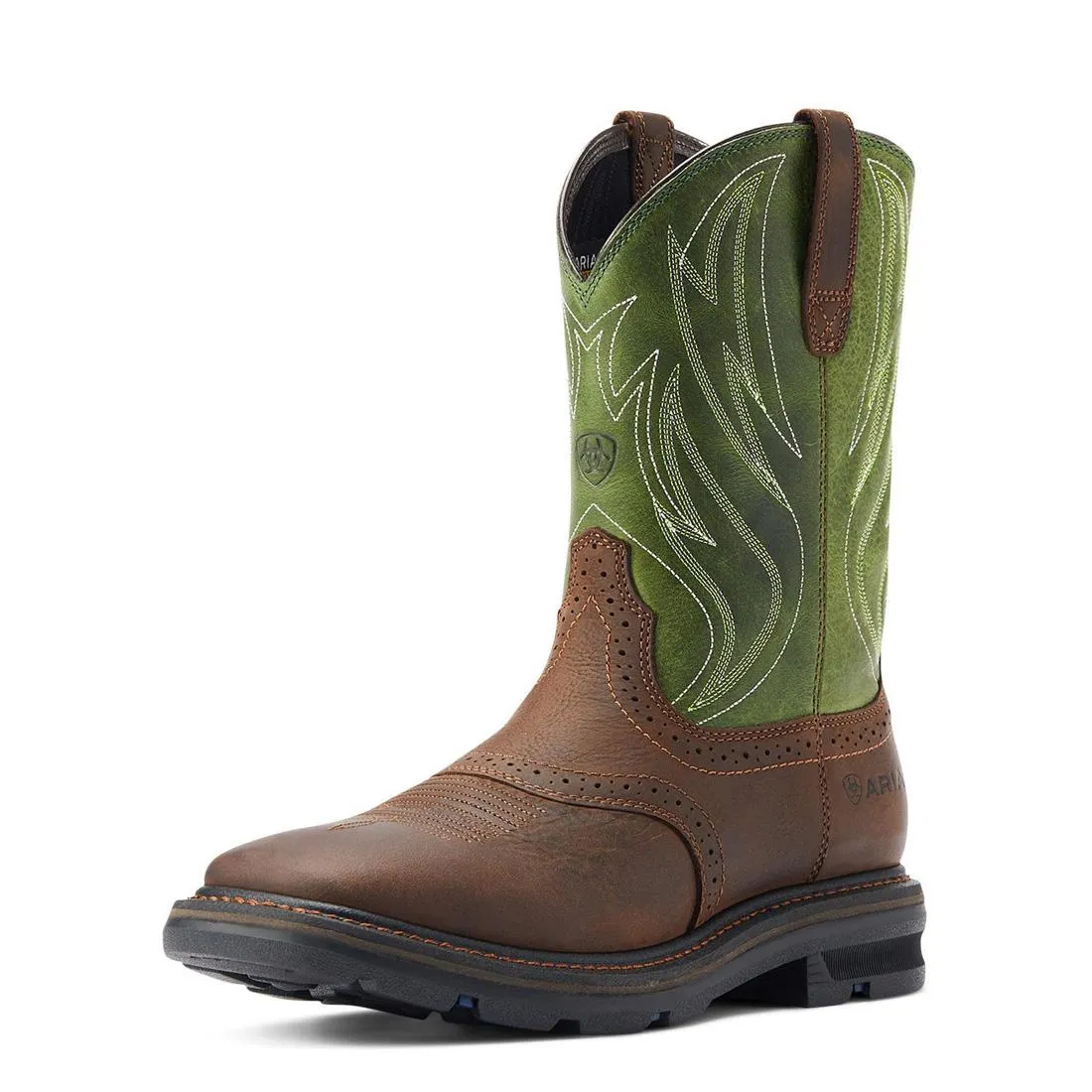 Sierra Shock Shield Soft-Toe Boot Dark Brown
