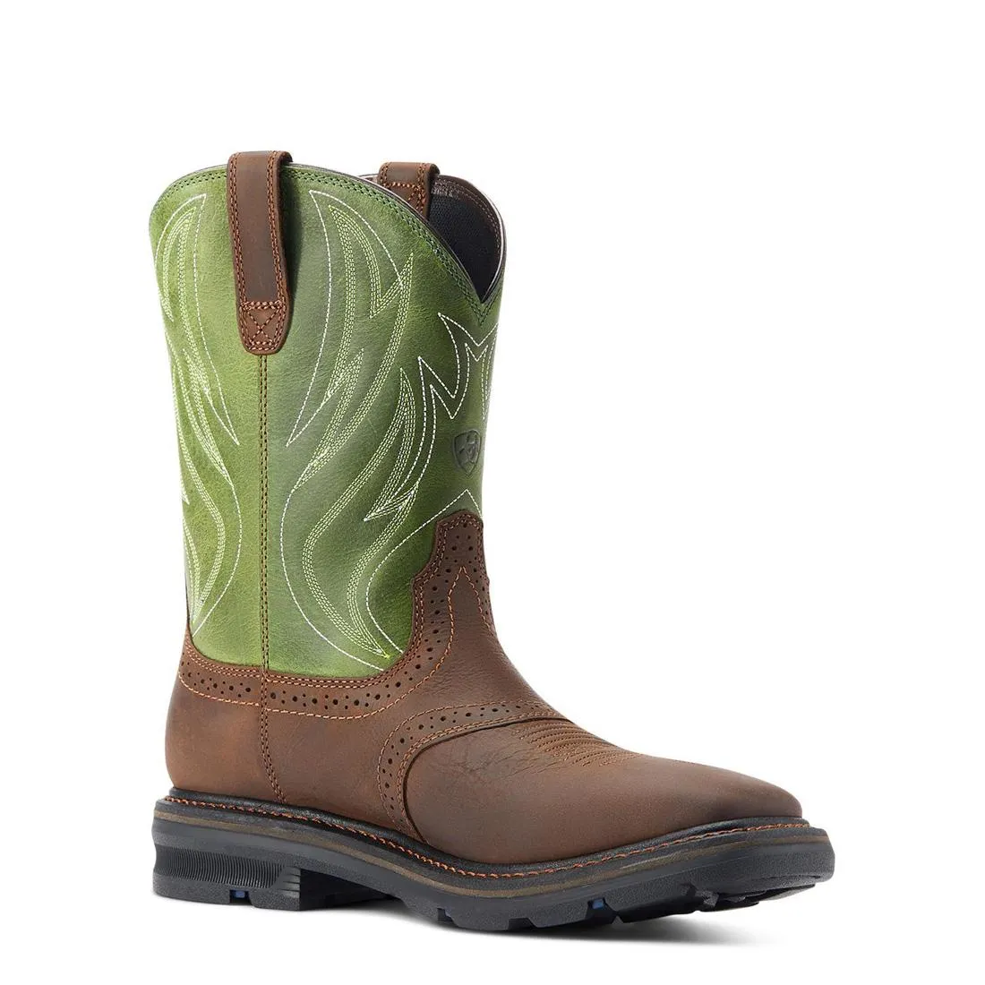 Sierra Shock Shield Soft-Toe Boot Dark Brown