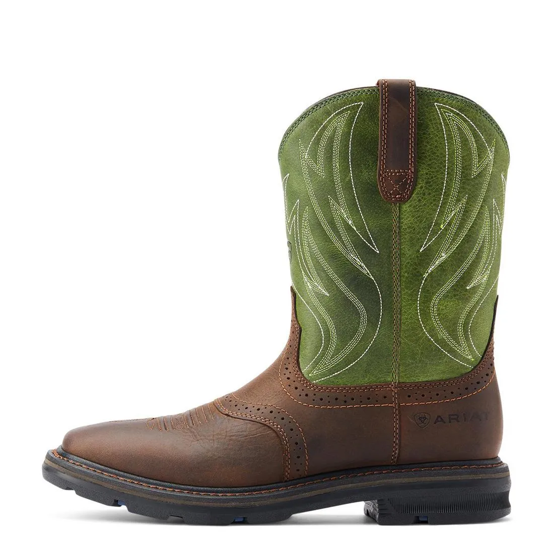 Sierra Shock Shield Soft-Toe Boot Dark Brown