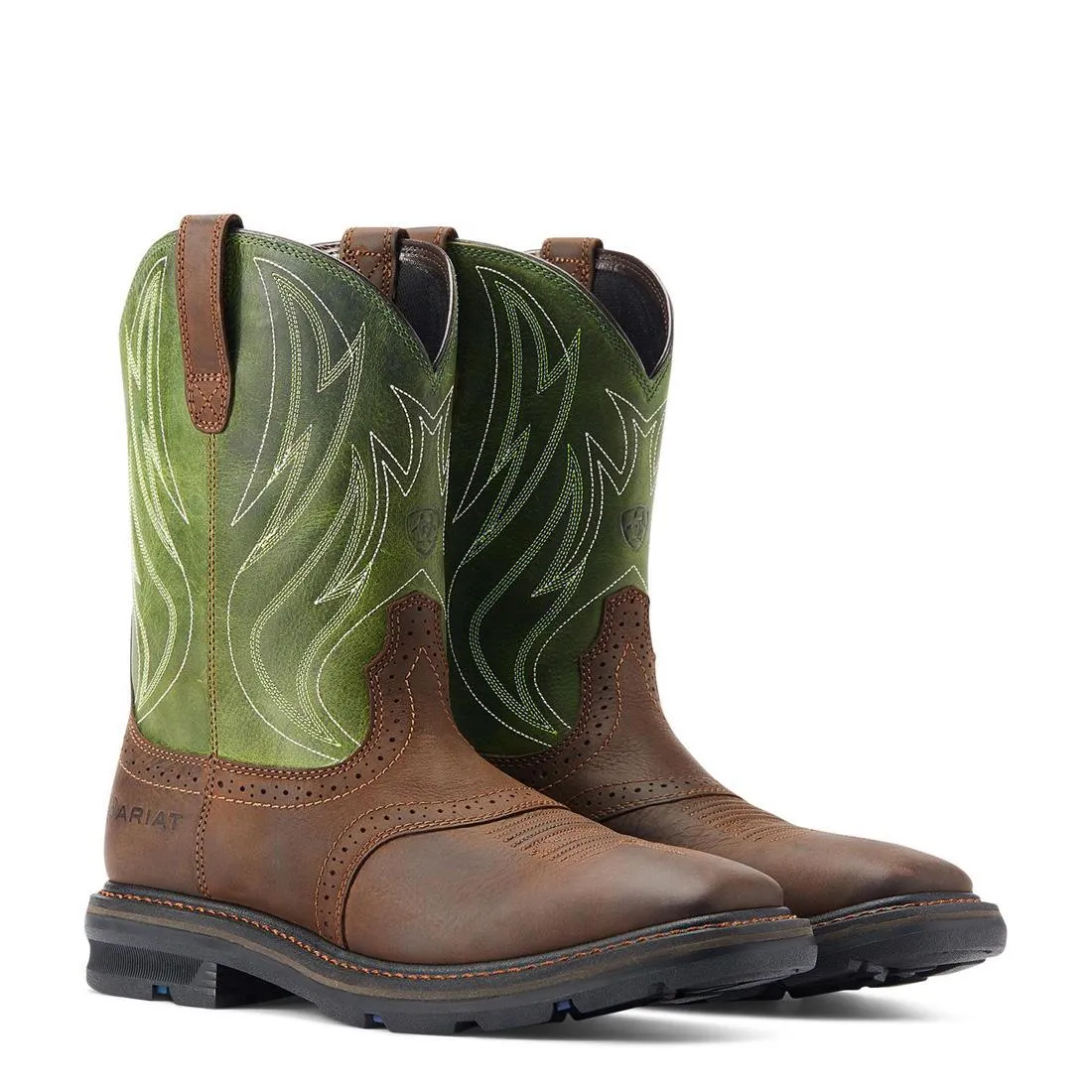Sierra Shock Shield Soft-Toe Boot Dark Brown