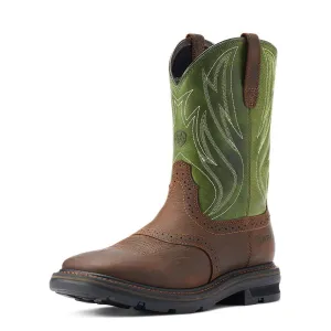 Sierra Shock Shield Soft-Toe Boot Dark Brown